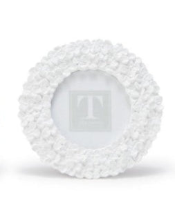 Hydrangea Round Photo Frame in 3 Colors