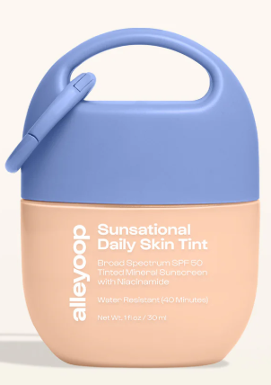 Sunsational Daily Skin Tint Broad Spectrum SPF 50 Tinted Mineral Sunscreen with Niacinamide