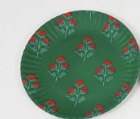 Spice Trail Holiday 'Paper' Plates St/6, Melamine, 6"