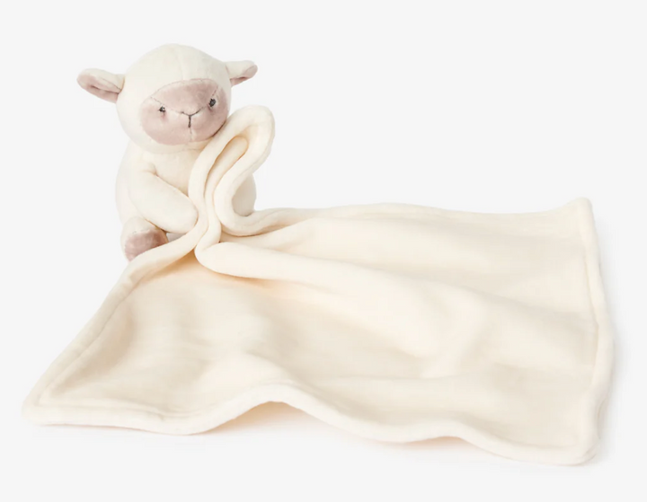 Cream Lovie Lamb Security Blankie w/ Gift Box