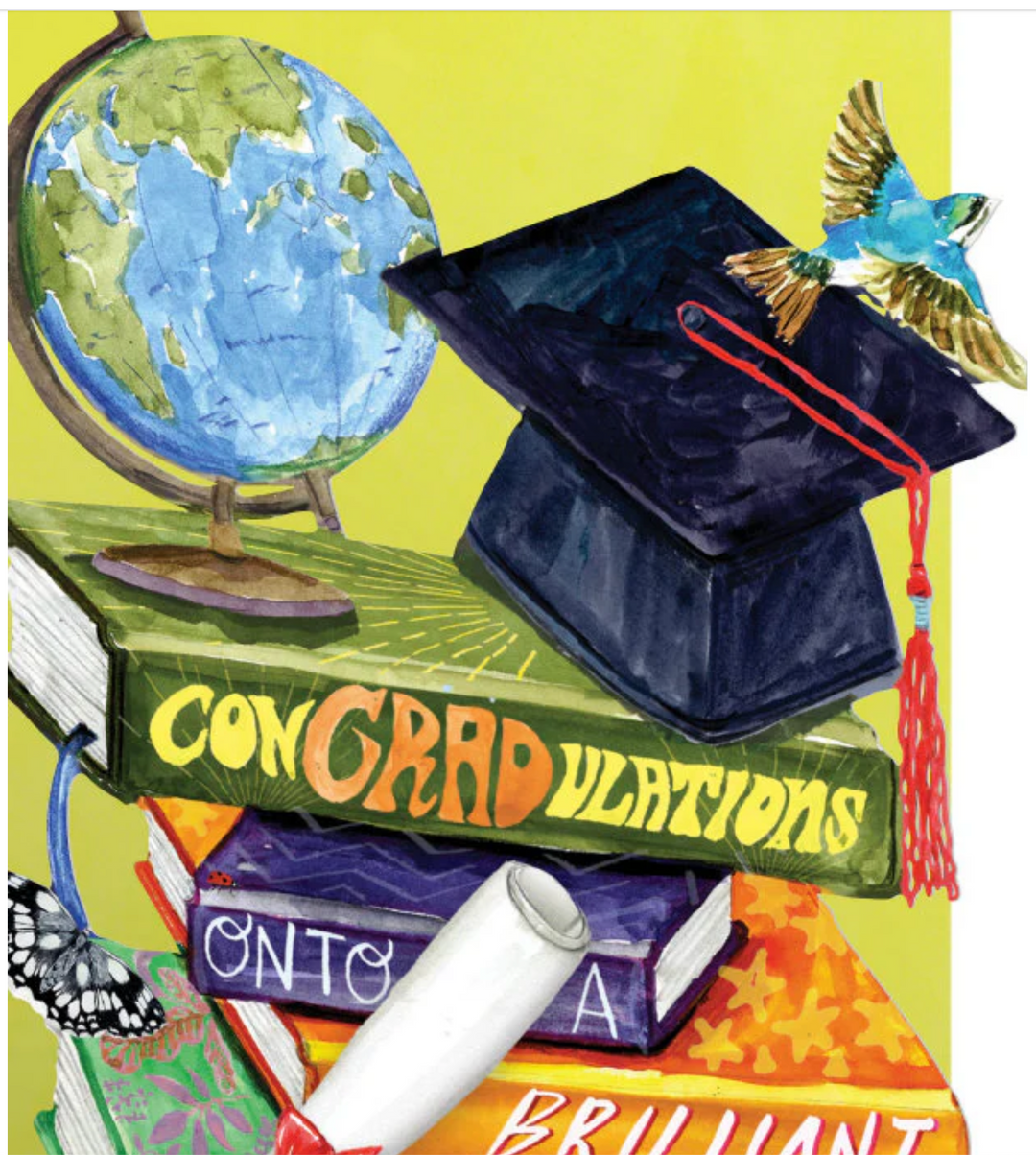 Graduation New Chapter Lasercut card - GC 2474