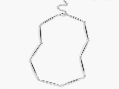 Spindle Chain Collar Necklace