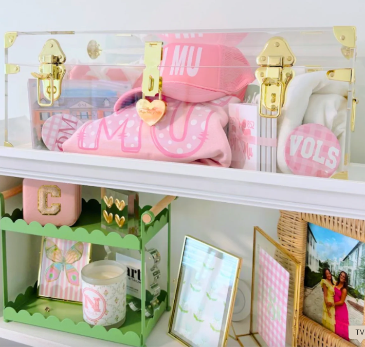 Petite  Keep Clear Acrylic Trunk