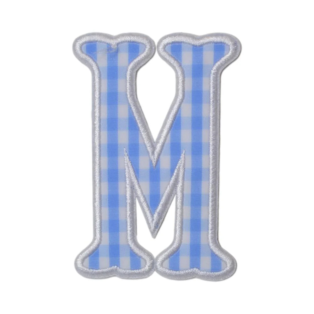 LETTER APPLIQUÉS-M