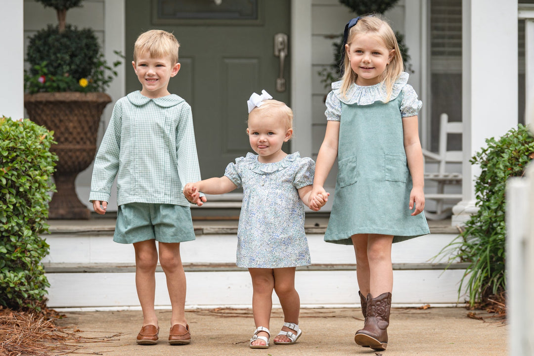 Hazel Teal Briar Floral Dress