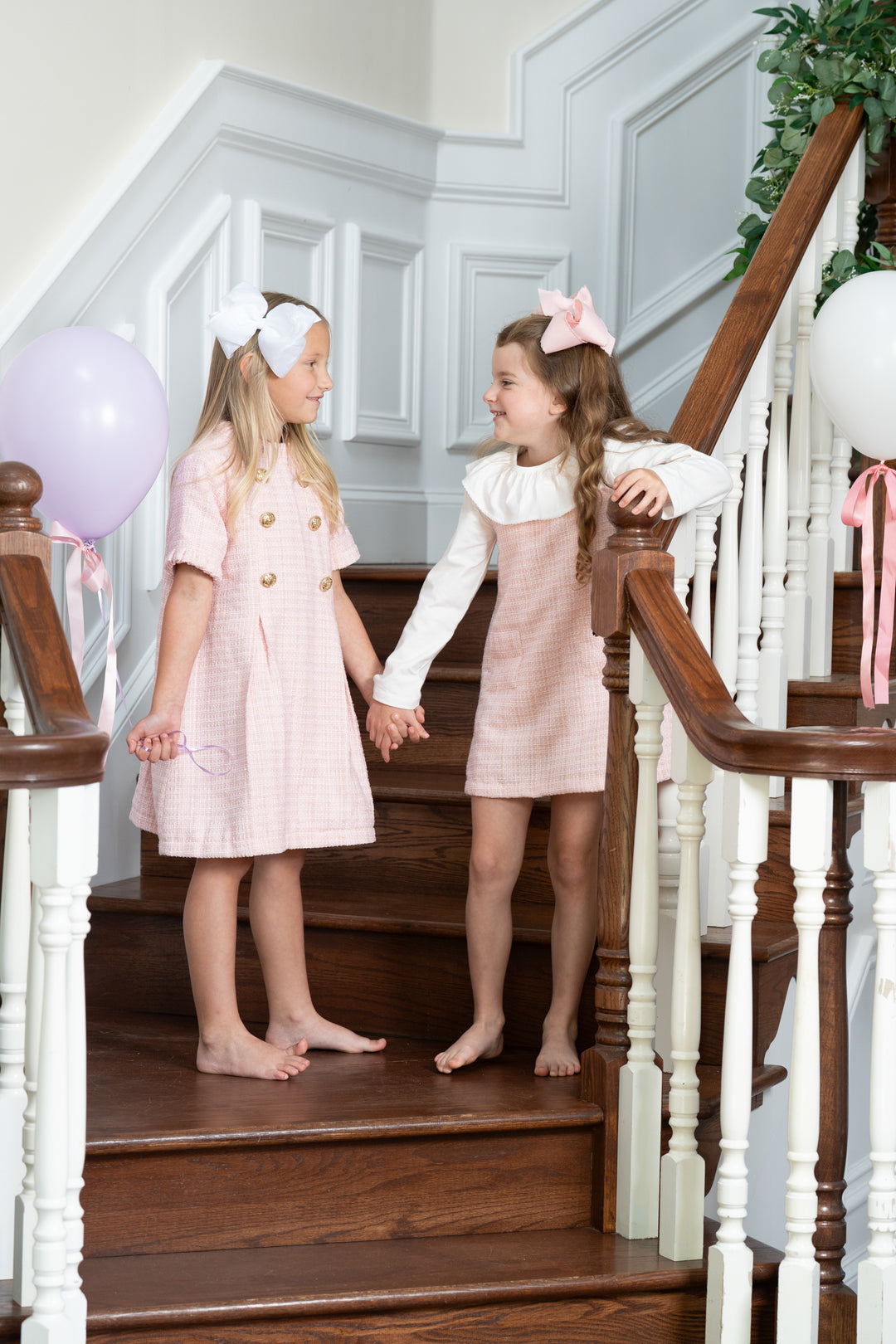 Jillian Pink Twinkle Tweed Jumper
