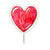 Messy Red Heart