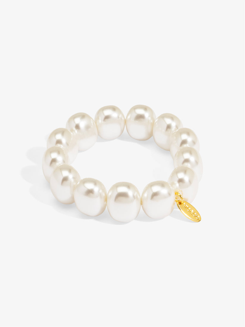 Pebble Pearl Stretch Bracelet