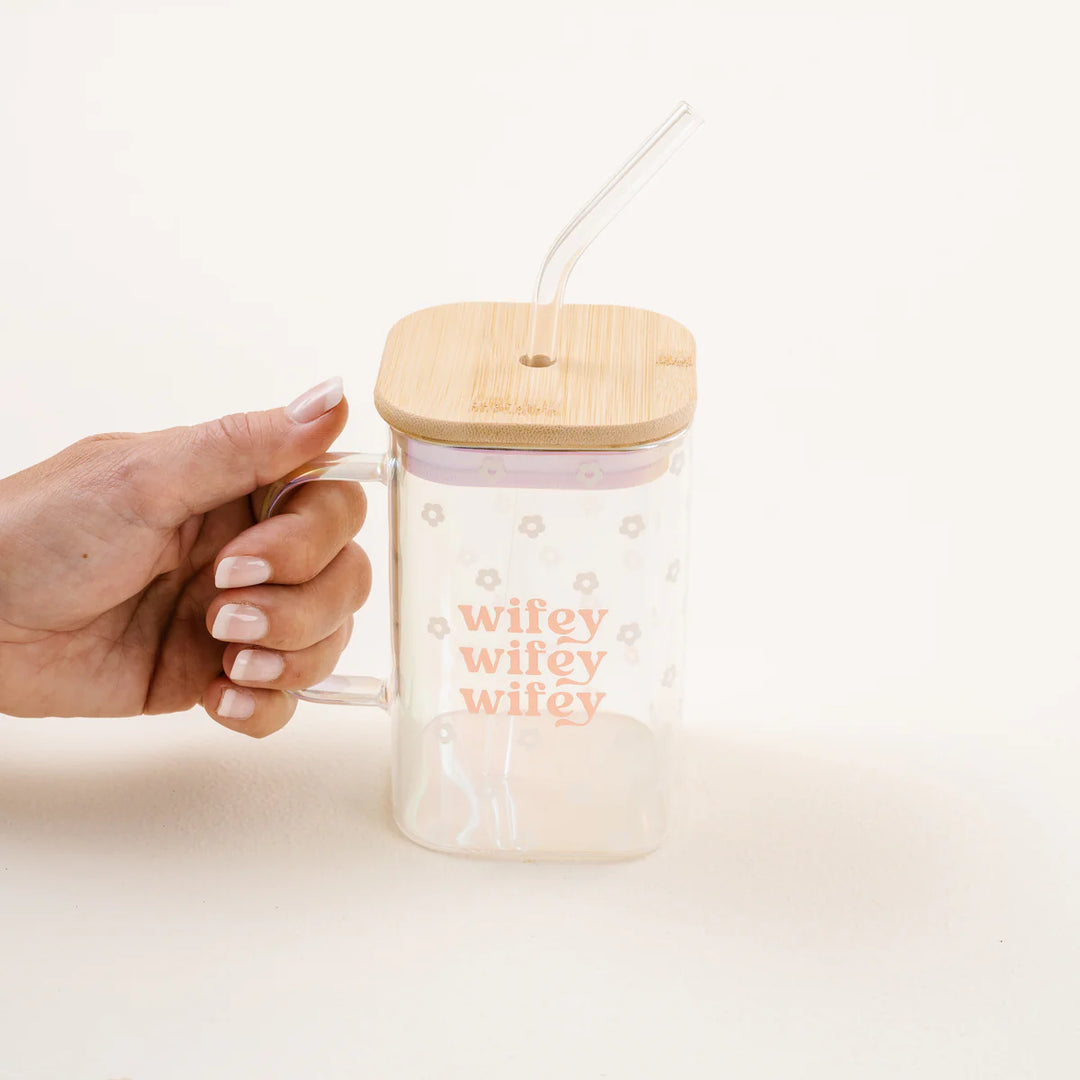Square Glass Cup-Best Teacher Ever