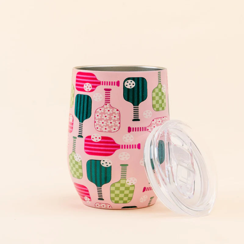 Wine Tumbler-Pickleball Party