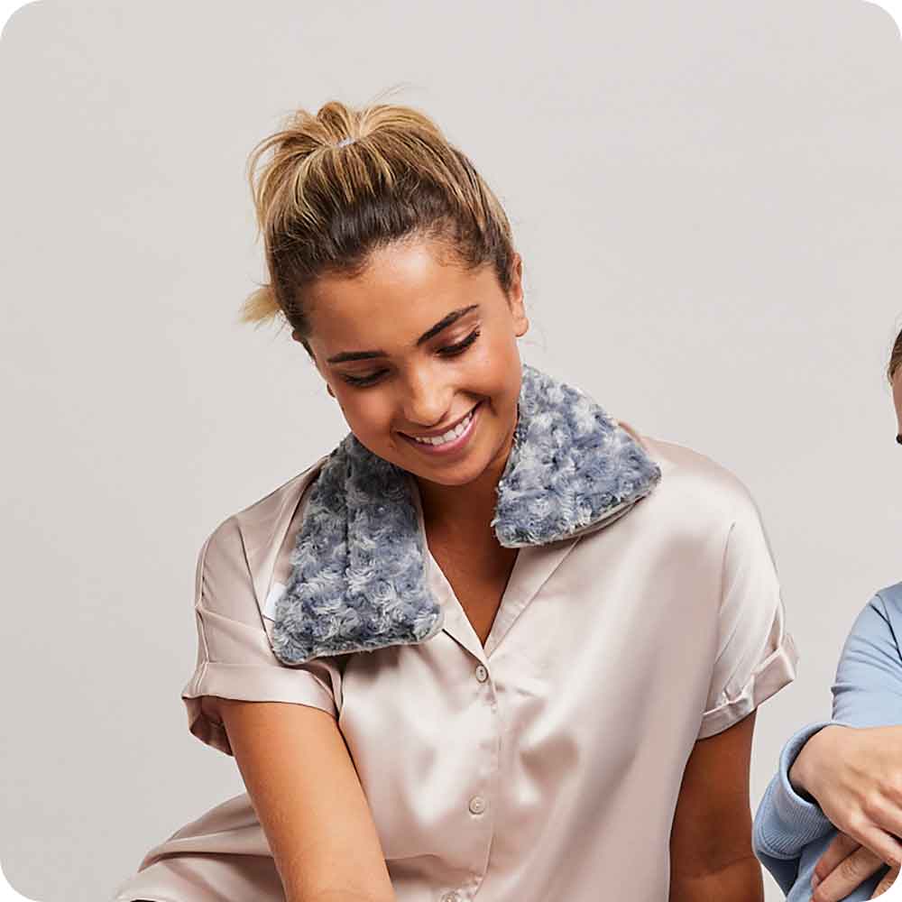 Warmies Curly Gray Neck Wrap