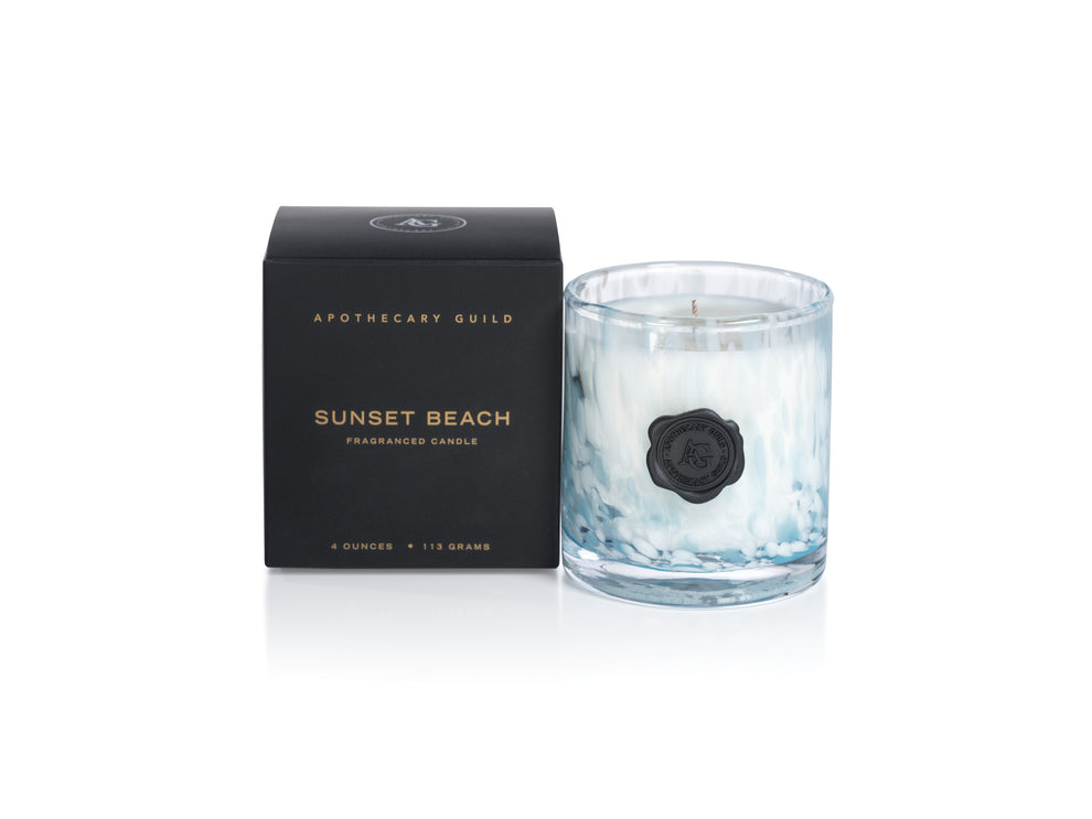 AG Opal Glass Mini Candle Jar in Gift Box- Sunset