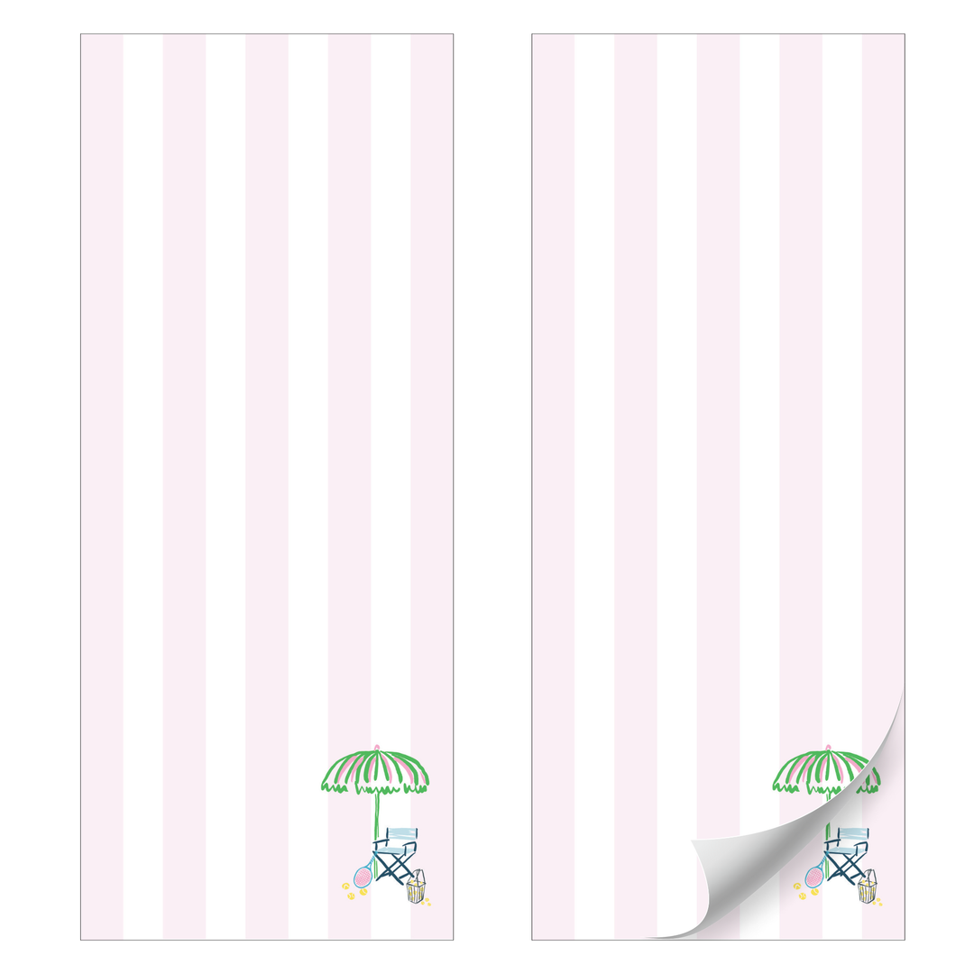 Busy Bee Gift - Meet Me on the Court Tennis Skinny Notepad  - 50 Sheets