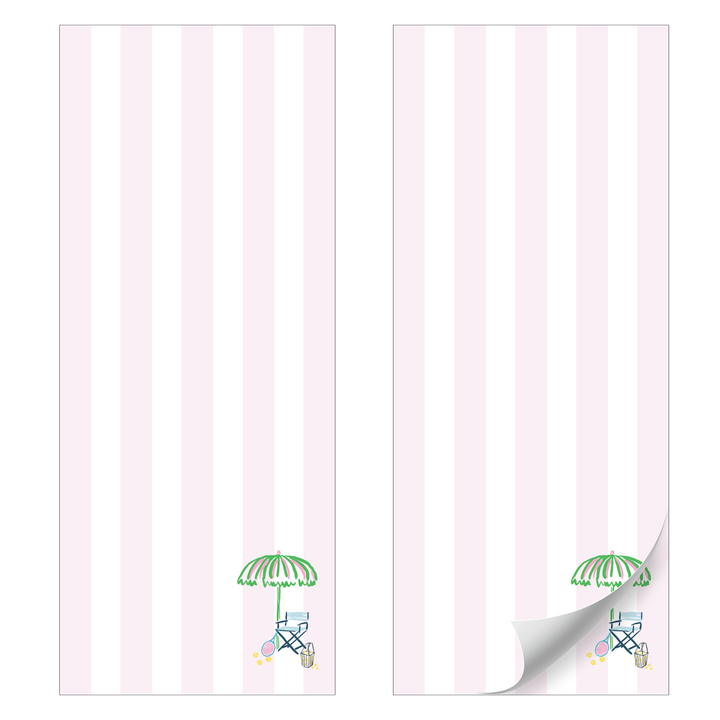 Busy Bee Gift - Meet Me on the Court Tennis Skinny Notepad  - 50 Sheets