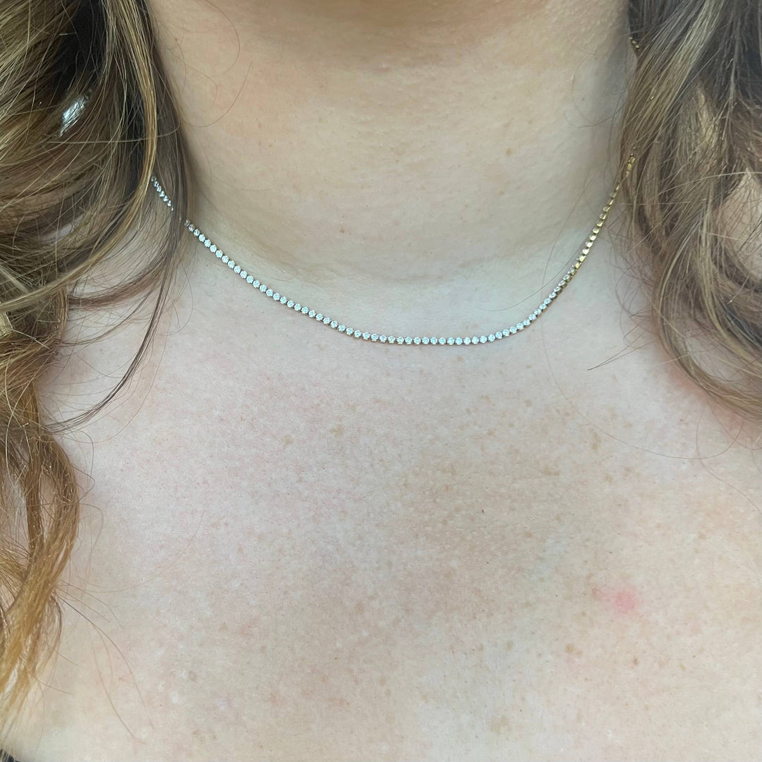 Nikki Smith Designs - Micro Tennis Necklace- Waterproof