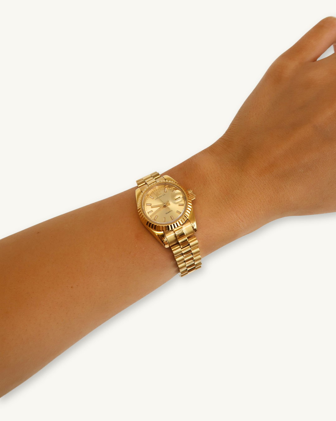 C&C LUXURY CO. - PRESIDENT WATCH - Gold & Gold: 31mm