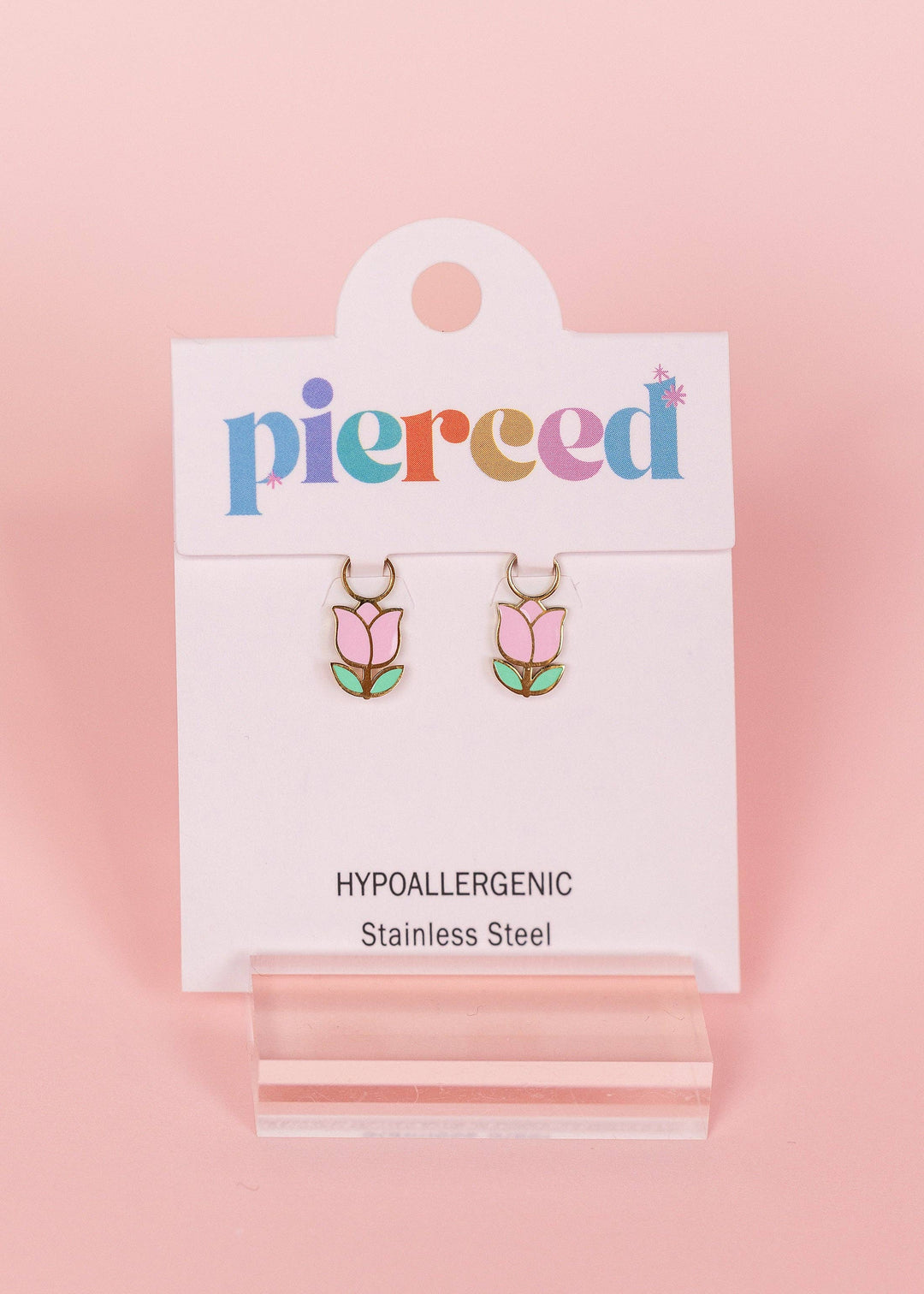 Pierced Co - Pink Tulip Charms
