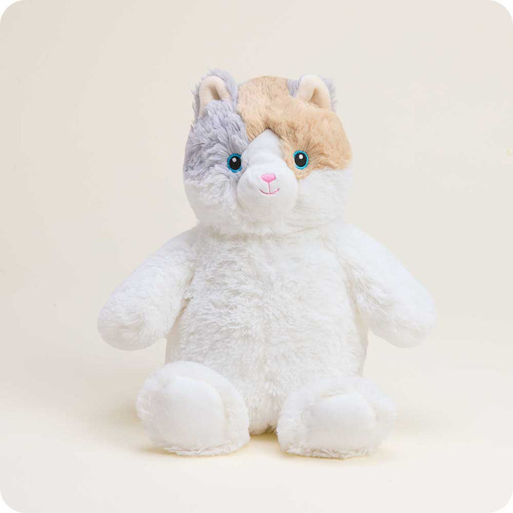 Warmies: America’s Favorite Microwave Plush Brand - Calico Cat Pet Toy Warmies Unscented Heatable Weighted