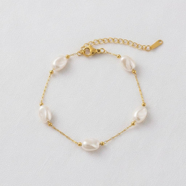 paperln - Pearl Heart Shell Necklace: A23