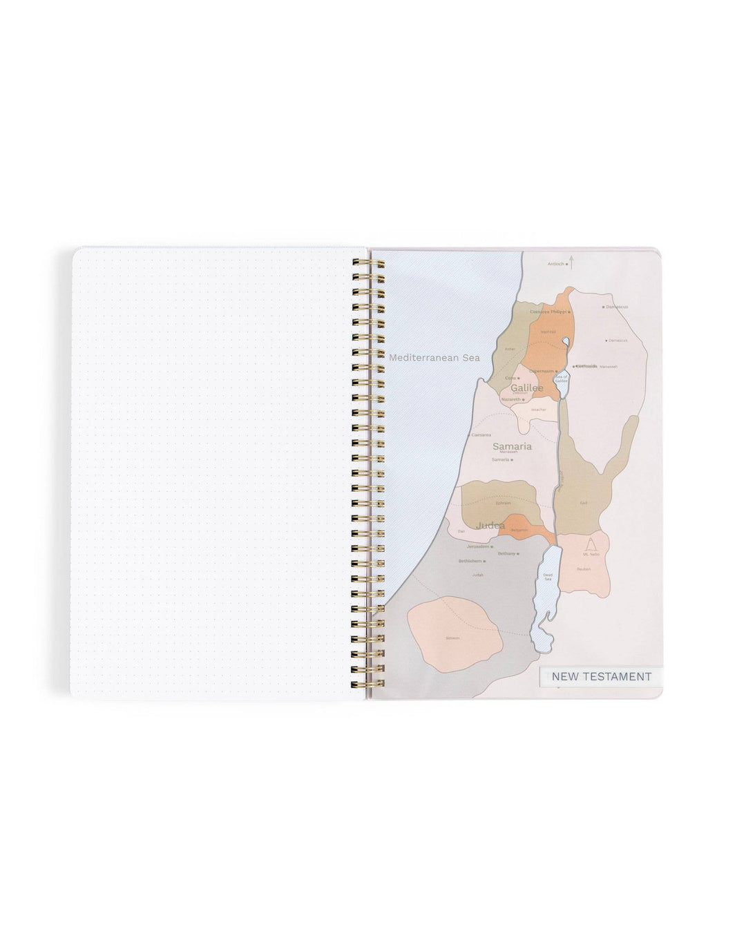 Church Notes Co. - Lilac Church Notes Bible Reference Notebook with Maps