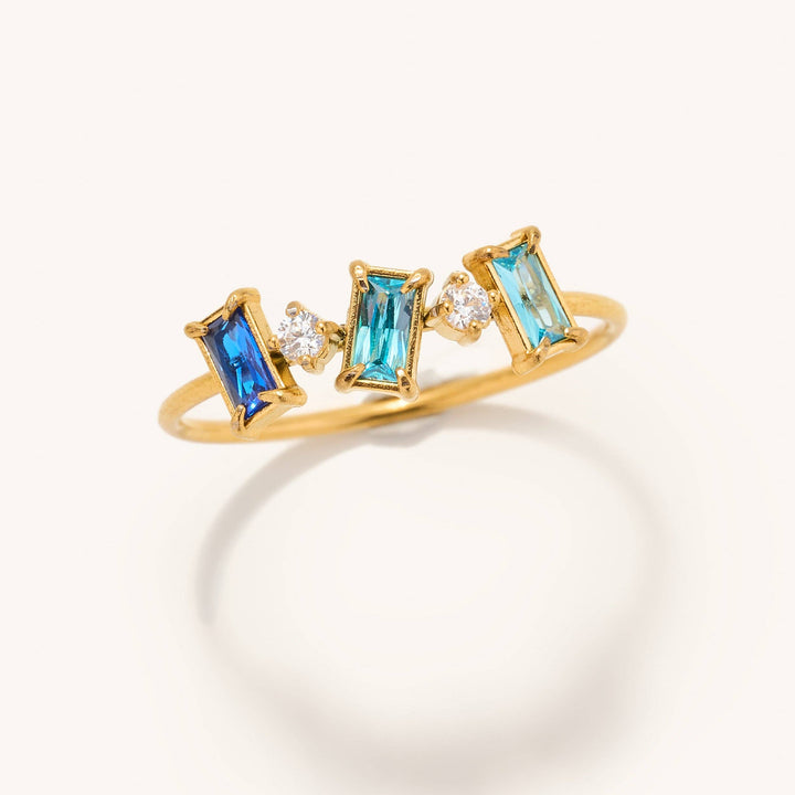 Nikki Smith Designs - Talia Triple Crystal Ring: 6