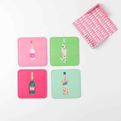 KEVA Style and Created By - Cocktails Coasters Set of 4