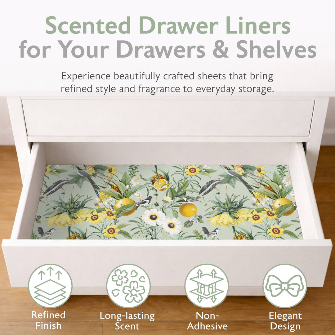 Merriton - Scented Drawer Liners - Golden Orchard (6 Sheets)