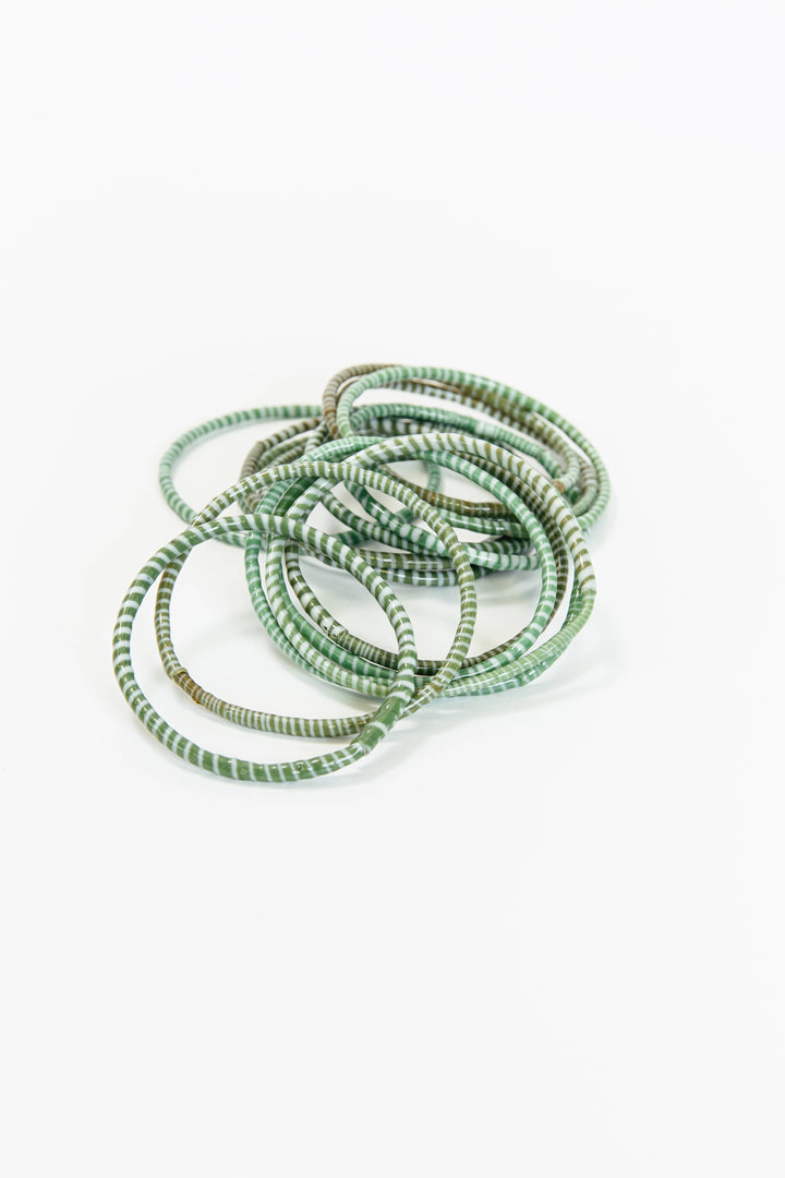 BECASA - Beach Bangles - Olive