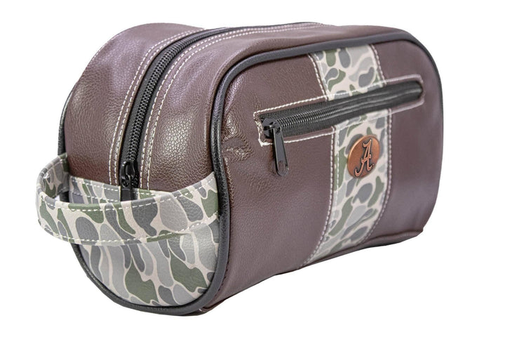 Zep-Pro - Alabama Crimson Tide Men's Camo Dopp Kit.: Brown/Tan