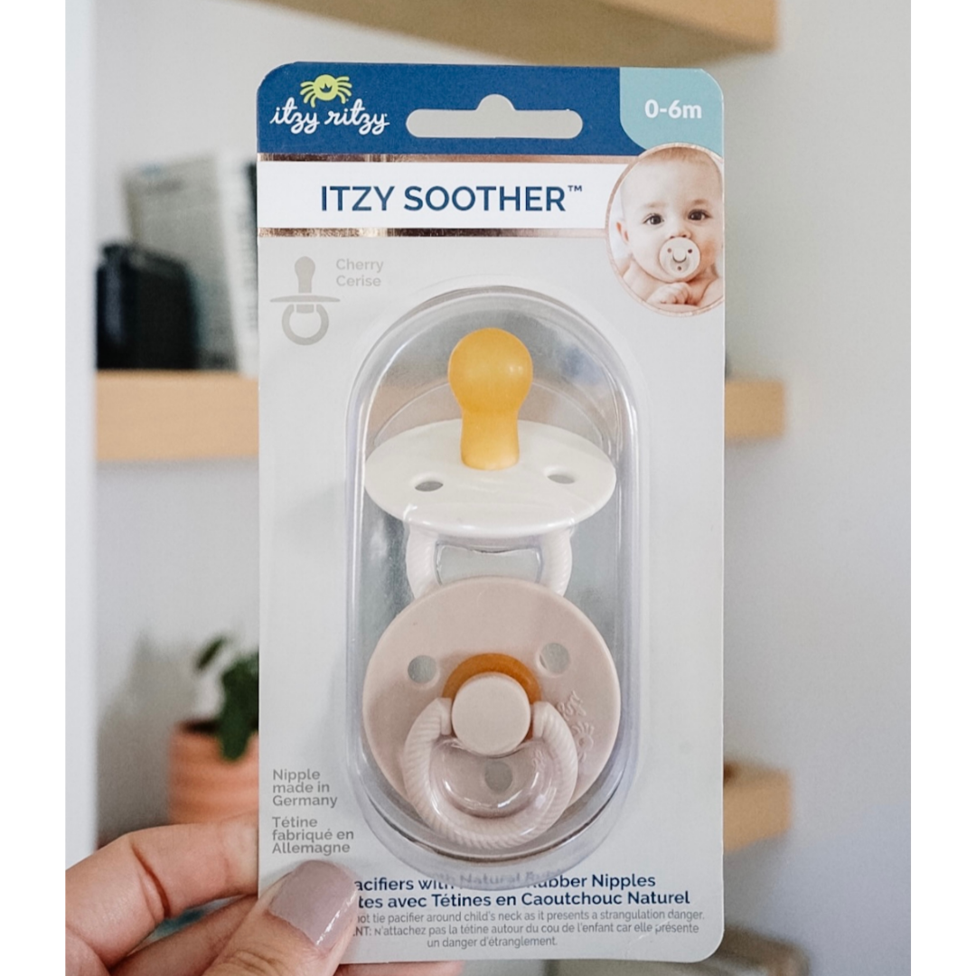 Itzy Ritzy - *NEW STYLES* Itzy Soother™ Natural Rubber Paci Sets: Glow 0-6 M