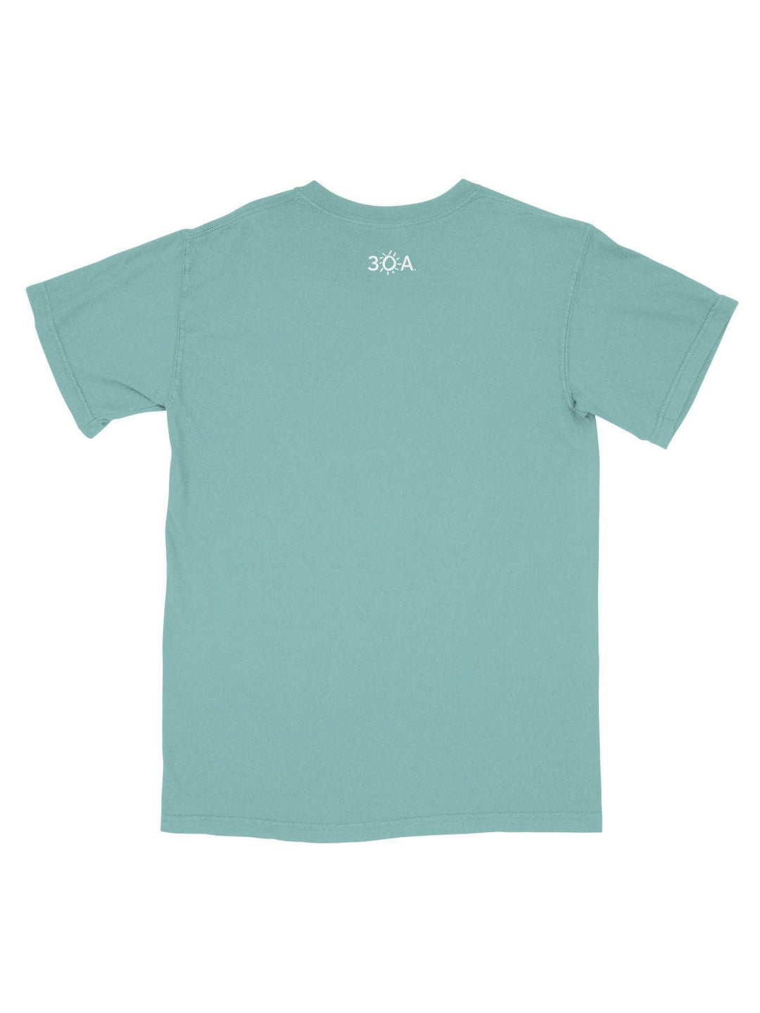 30A Gear - 30A Beach Happy Minimalistic T-Shirt: Light Green / L