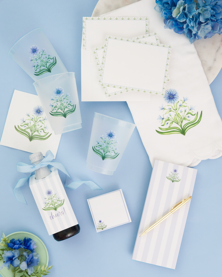 Busy Bee Gift - Botanical Skinny Notepad | 50 Sheets
