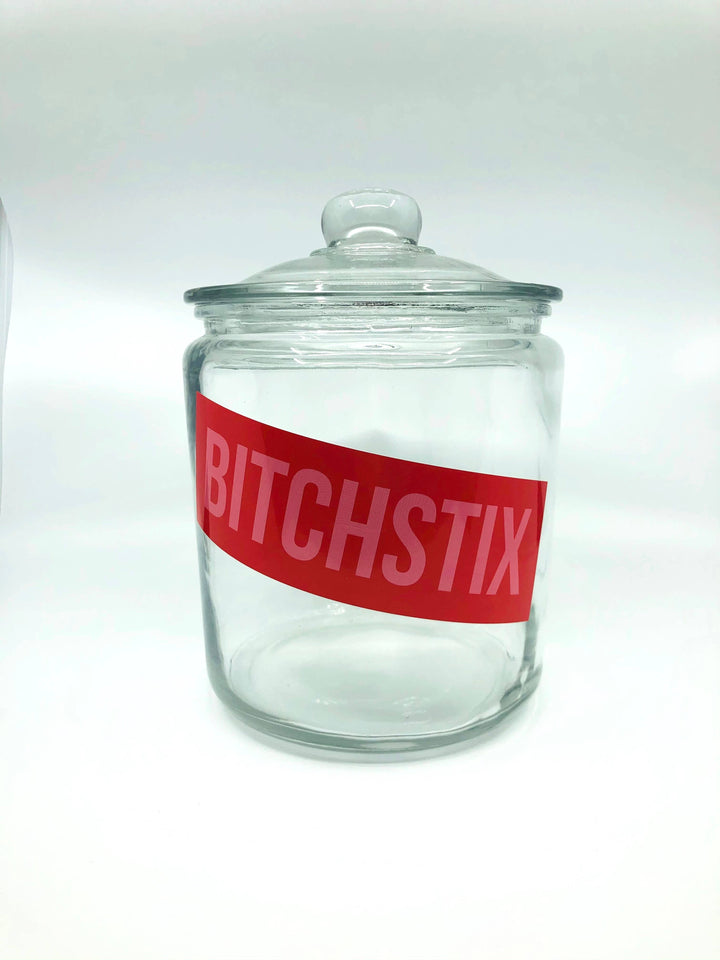 BITCHSTIX - Small Glass Jar for Display