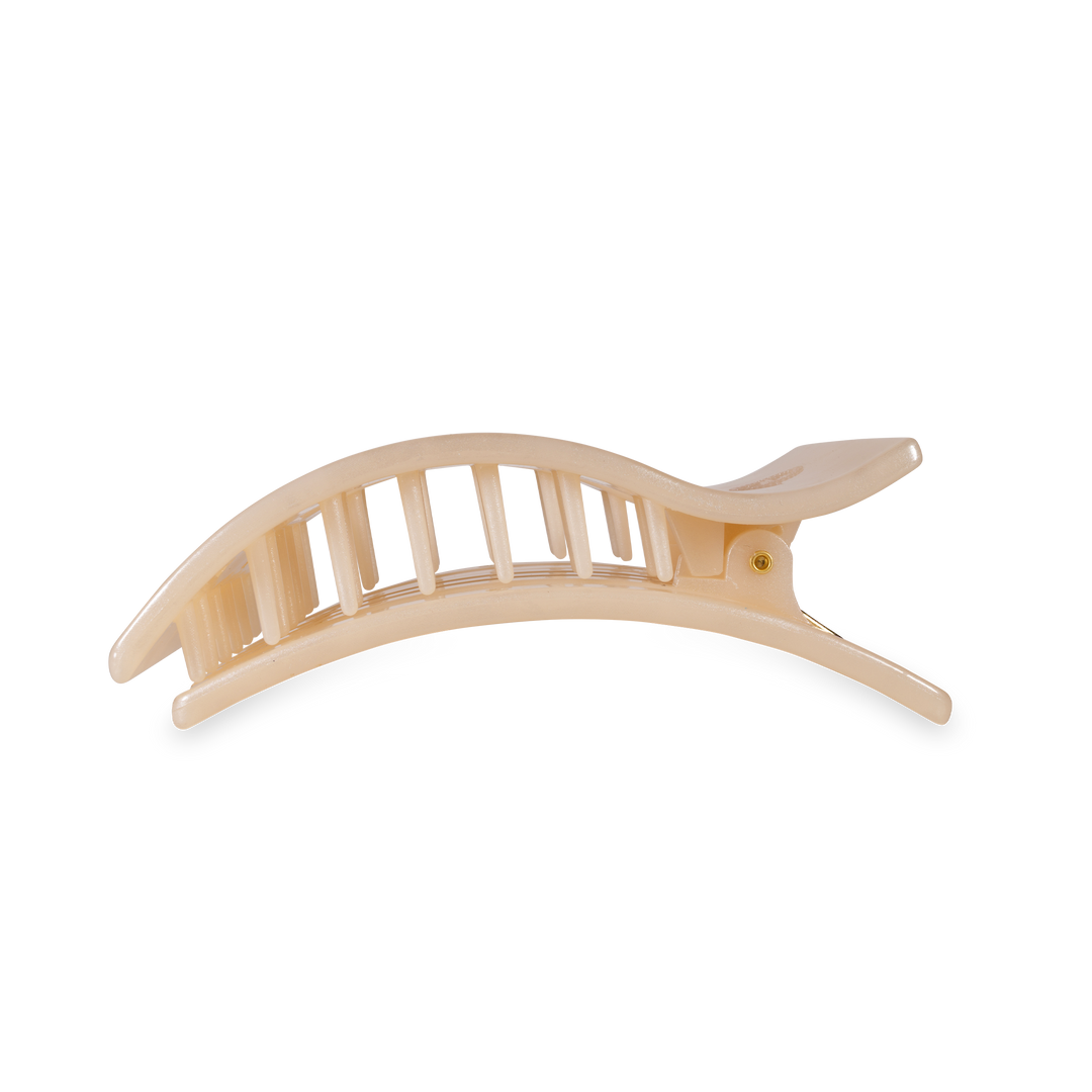 TELETIES - Flat Rectangle Hair Clip | Large | Soft Surf