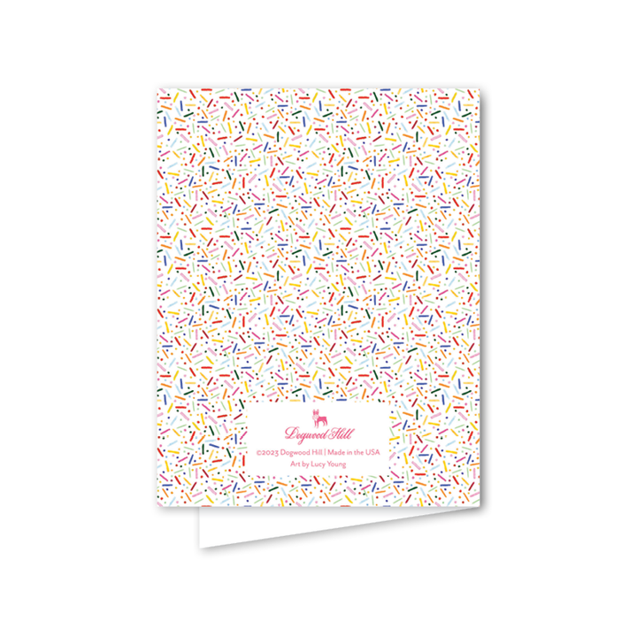 Dogwood Hill - Funfetti Pink Cake: Single Card