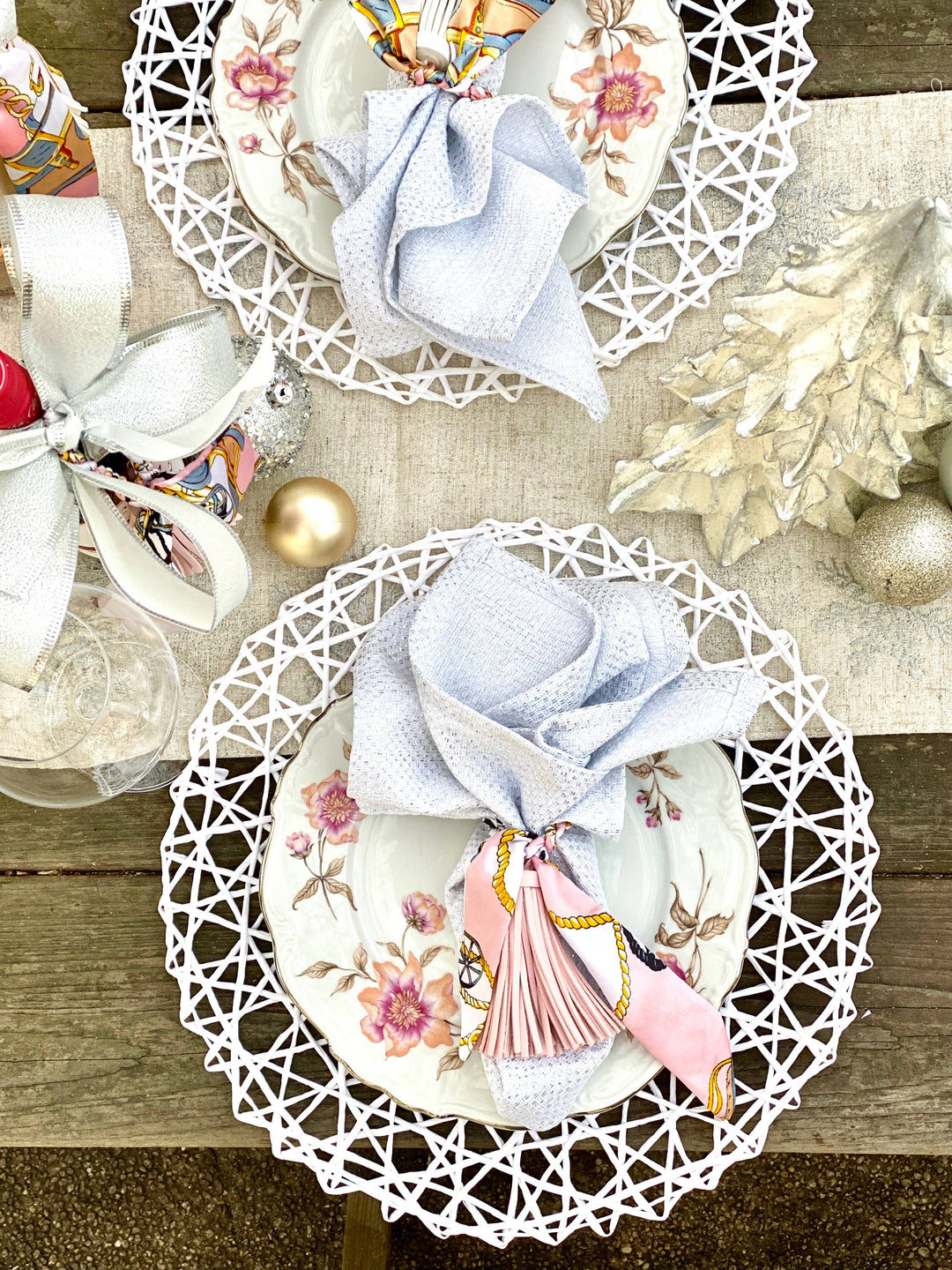 Be Clear Handbags - Amelia tassel bag charm: Taupe