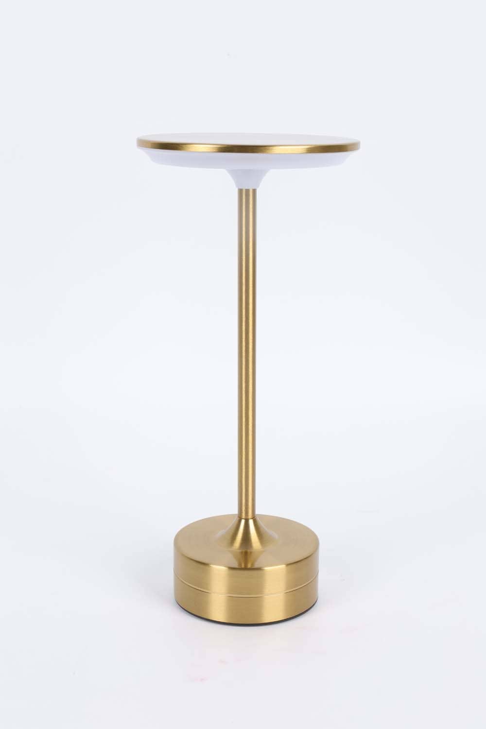 LAX Gadgets - LED Table Lamp – Touch Control, Dimmable, Rechargeable: Gold