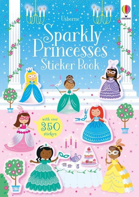 HarperCollins - Sparkly Princesses Sticker Book : Usborne
