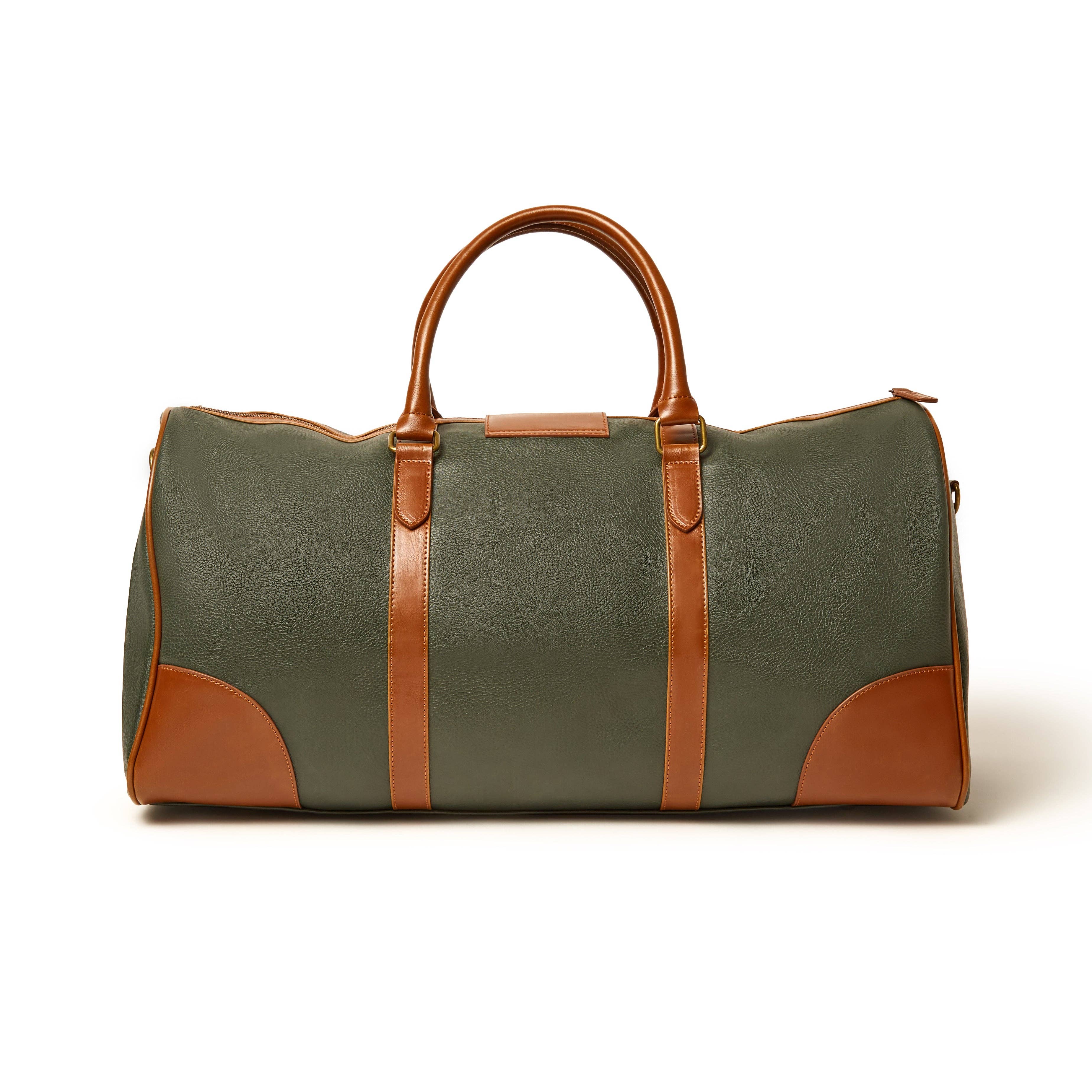 Brouk and Co. - The Oxford Duffel Bag: Chocolate Brown-3317