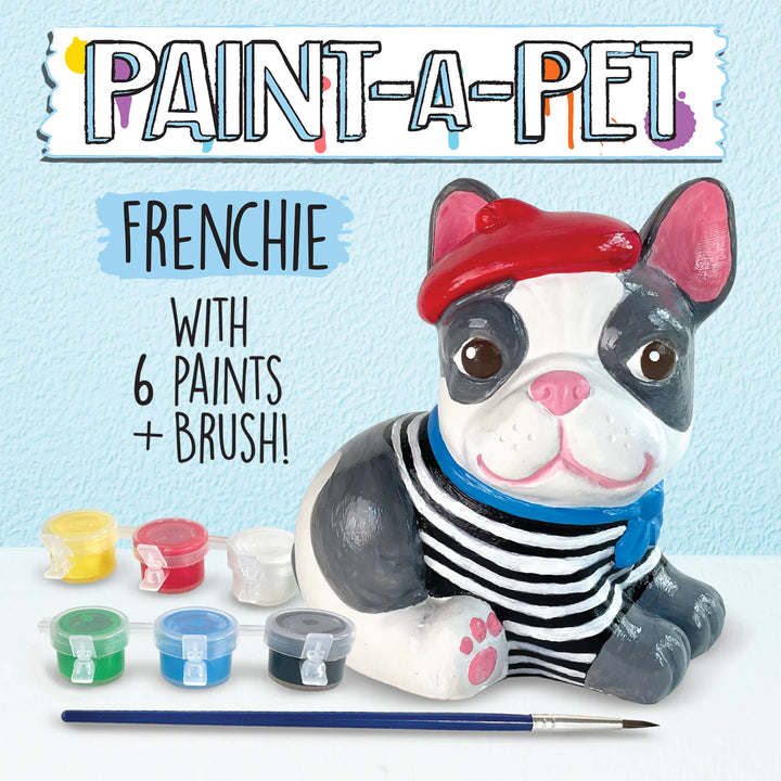 Bright Stripes - Paint A Pet - Frenchie