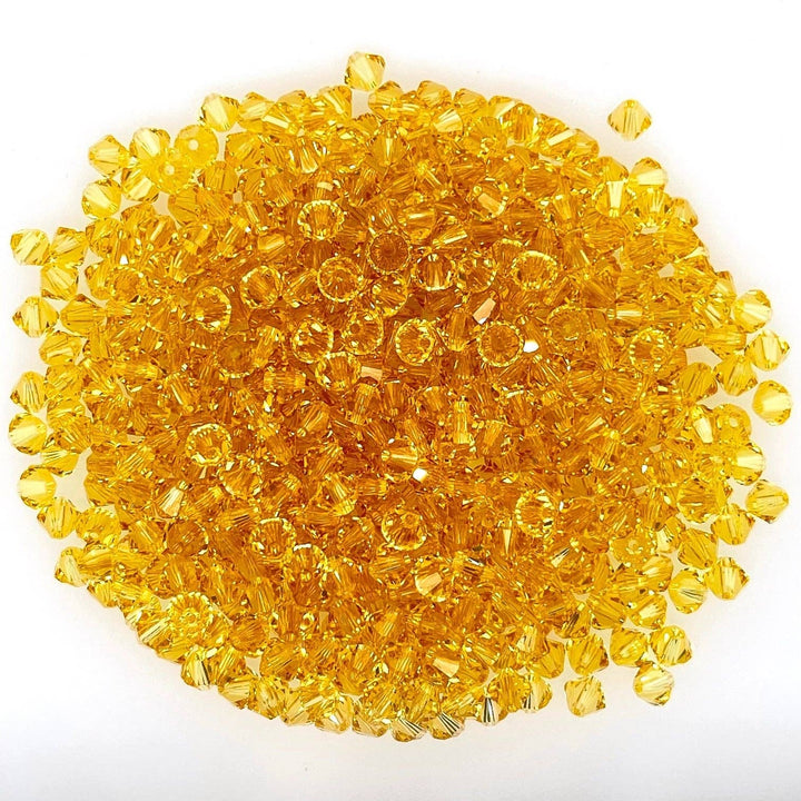 bara boheme - Crystal BTY | Gold Filled Beaded Bracelet: Chrysolite / 14KG Filled / Stretchy 6.5"