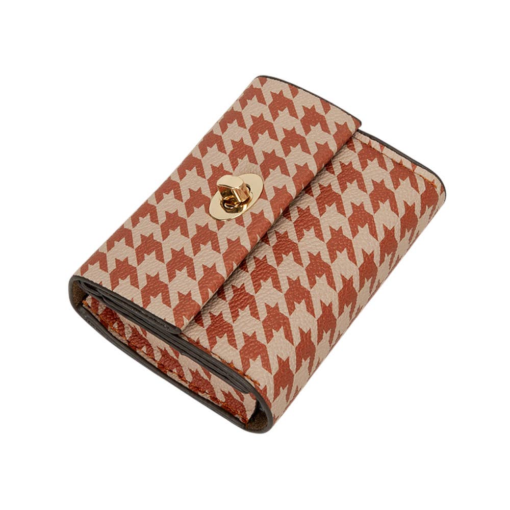 Sensibling Corp. - Faux Leather Card Holder Wallet: Red,White