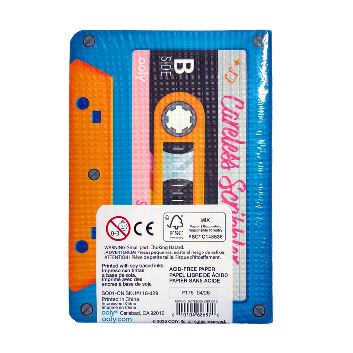 OOLY - Rewind Retro Mini Notebooks - Set of 3