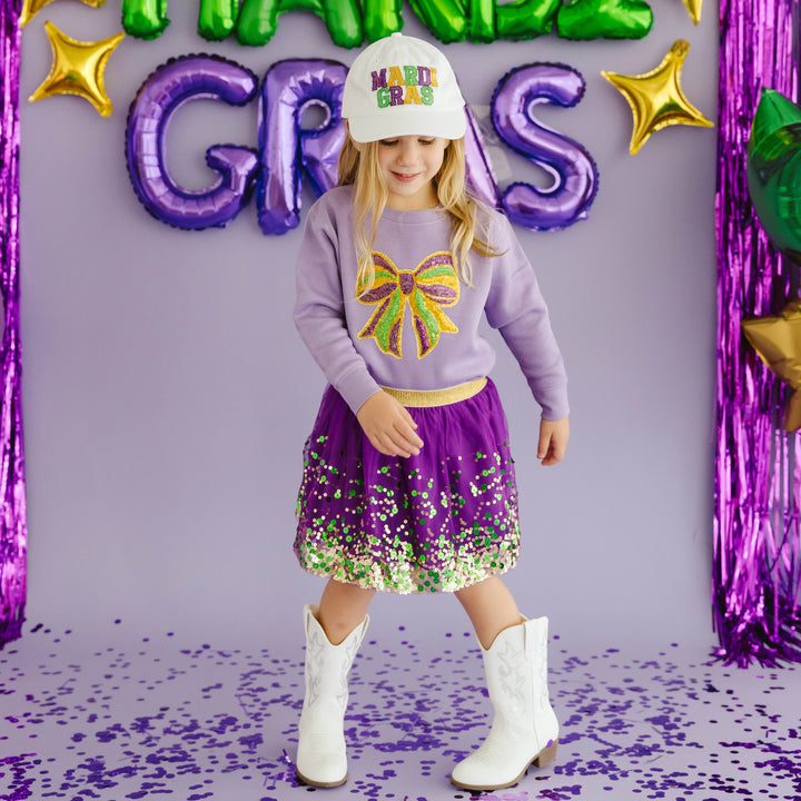 Sweet Wink - Mardi Gras Confetti Tutu - Kids Clothing - Mardi Gras: 1-2Y