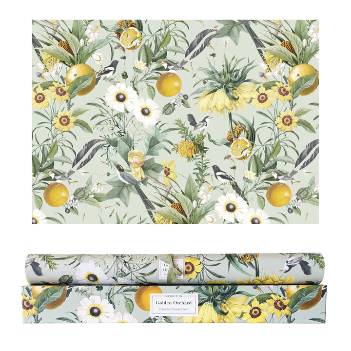 Merriton - Scented Drawer Liners - Golden Orchard (6 Sheets)