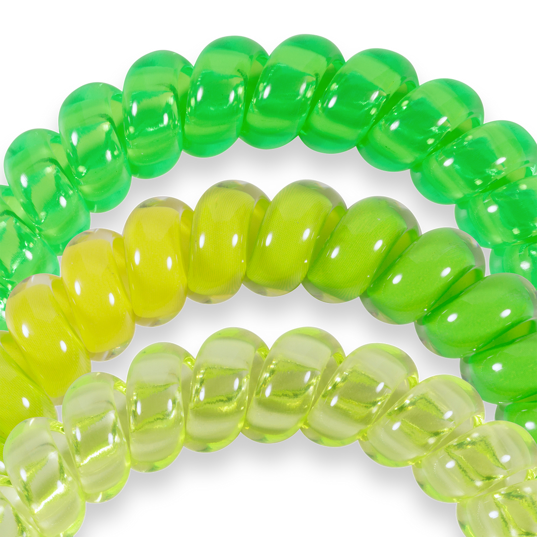 TELETIES - Spiral Hair Coils | Large | Glow For It