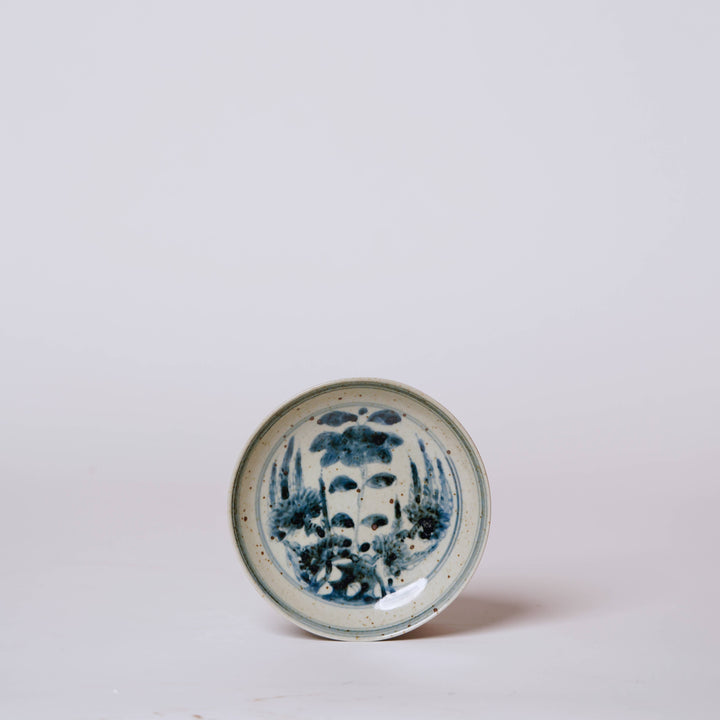 Cobalt Guild - Small Blue and White Porcelain Floral Bouquet Dish