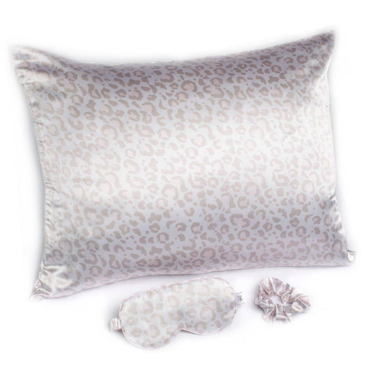 Angle - Goodnight Gorgeous Satin Sleep Set - Leopard