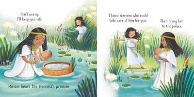 HarperCollins - Moses In the Basket board book: Usborne