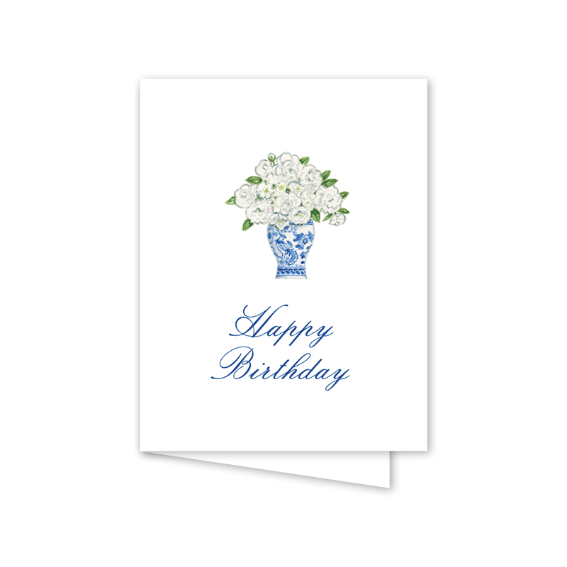 Dogwood Hill - Chinoiserie Gallery Birthday Card: Single Card